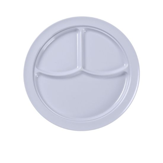 Picture of NS-703W Nessico 10 1/8″ 3-Compartment Plate White