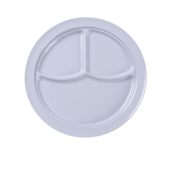 Picture of NS-703W Nessico 10 1/8″ 3-Compartment Plate White