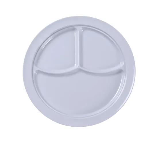 Picture of NS-703W Nessico 10 1/8″ 3-Compartment Plate White