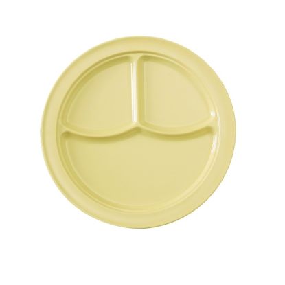 Picture of NS-703Y Nessico 10 1/8″, 3-Compartment Plate Yellow