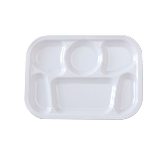 Picture of NS-803W Nessico 13″ X 9 1/2″ 6-Compartment White