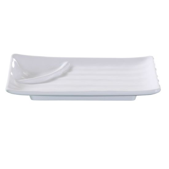 Picture of OK-208 Osaka 7 3/4″ X 4 1/2″ Divided Rectangular Plate