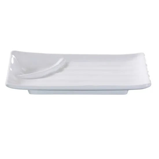 Picture of OK-208 Osaka 7 3/4″ X 4 1/2″ Divided Rectangular Plate