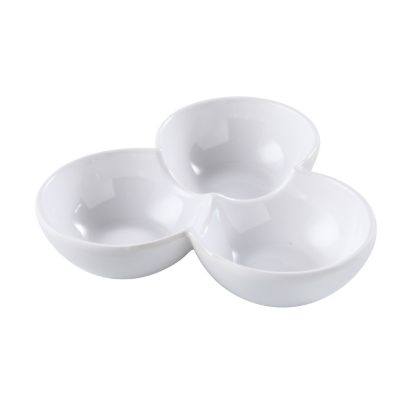 Picture of OK-817 Osaka 7″ X 6″ X 1 1/2″ Three Divided Bowl 2 oz Each