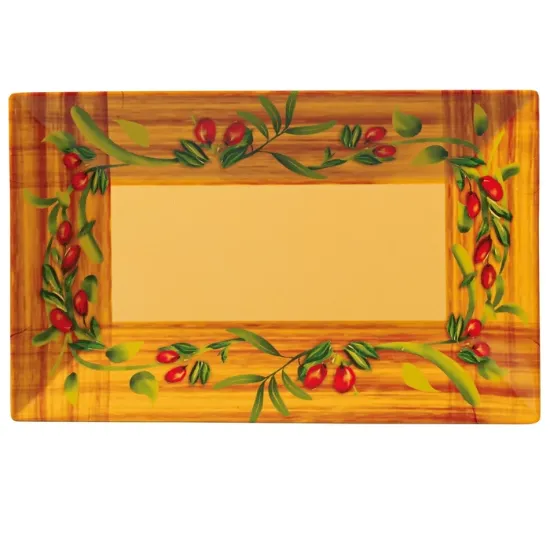 Picture of OL-214 Olive 14″ X 8″ Rectangular Plate