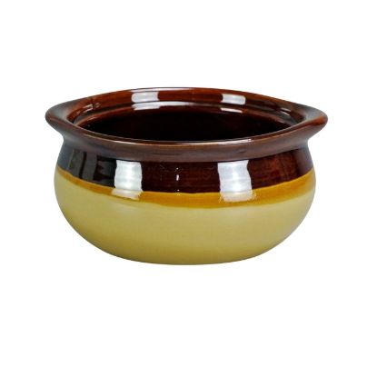 Picture of OS-12-C Accessories 4 1/4″X2 1/4″ Onion Soup Crock Two Tone 12 oz