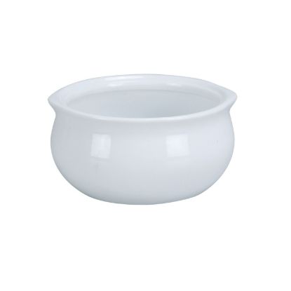 Picture of OS-12-P Accessories 4 1/4″X2 1/4″ Onion Soup Crock Super White 12 oz