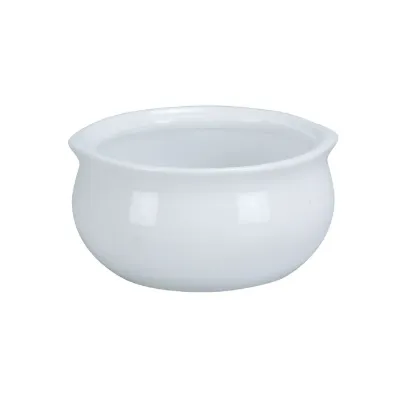 Picture of OS-12-P Accessories 4 1/4″X2 1/4″ Onion Soup Crock Super White 12 oz