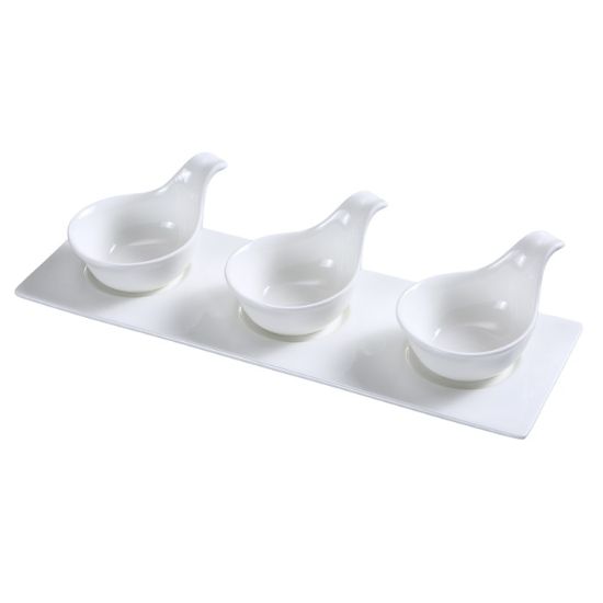 Picture of PS-723 Piscataway Three 3 1/4″ Spoon With 13 1/2″ X 4 1/2″ Tray 4 oz Each