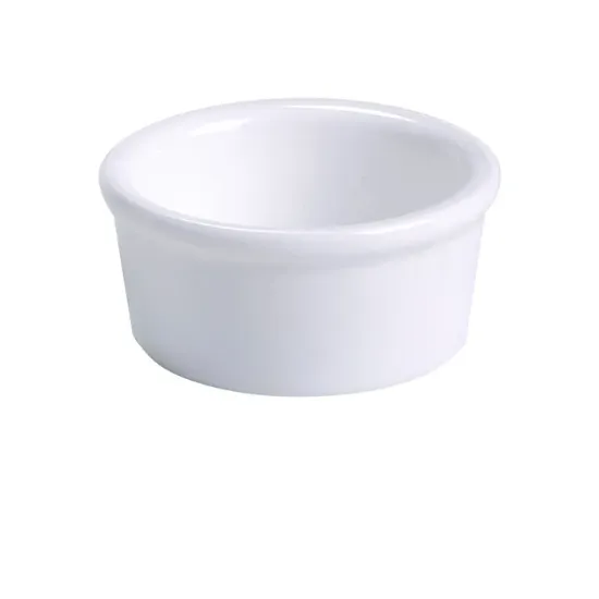 Picture of RK-203 Accessories 2 3/4″ X 1 1/4″ Smooth Ramekin 2.5 oz Bone White