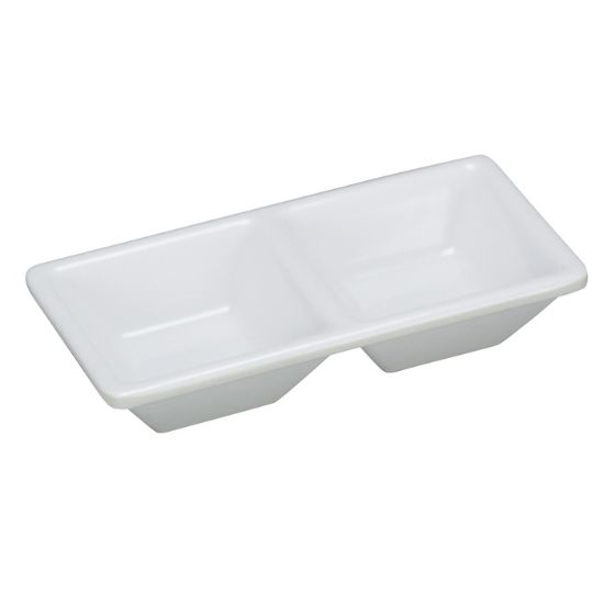 Picture of RM-063 Rome 5 1/8″ X 2 1/2″ 2-Compartment Dessert Dish
