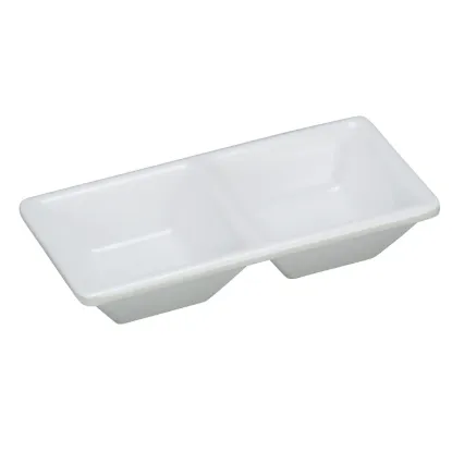 Picture of RM-063 Rome 5 1/8″ X 2 1/2″ 2-Compartment Dessert Dish