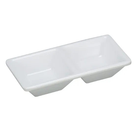 Picture of RM-063 Rome 5 1/8″ X 2 1/2″ 2-Compartment Dessert Dish