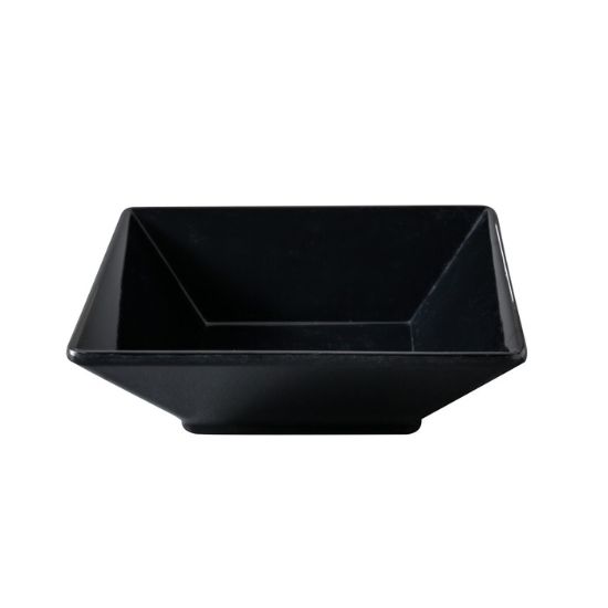 Picture of RM-307BK Rome 7″ X 2″H Deep Square Plate 22 oz Black