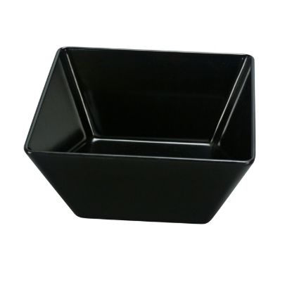 Picture of RM-405BK Rome 5″ X 2 3/4″H Square Bowl 18 oz Black