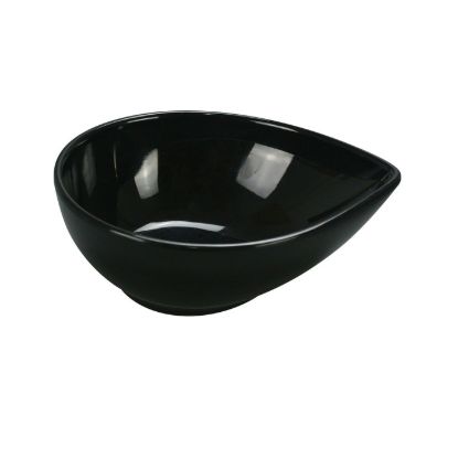 Picture of RM-704BK Rome 4″ X 3 1/2″ X 1 1/2″ Waterdrop Shape Dish Black 4 oz