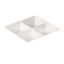 Picture of RM-822 Rome 11 1/2″ 4-Compartment Plate, Square, 1 1/2″ Deep
