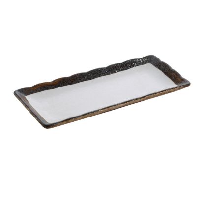 Picture of RO-2110 Rockeye 10″ X 4 1/4″ Rectangular Sushi Plate