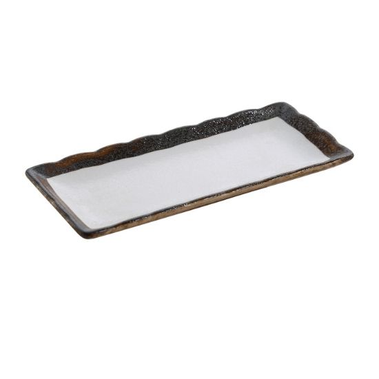 Picture of RO-2110 Rockeye 10″ X 4 1/4″ Rectangular Sushi Plate