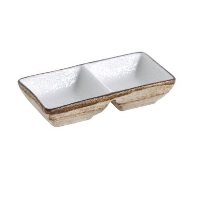 Picture of RO-4031 Rockeye Double Divided Sauce Dish
