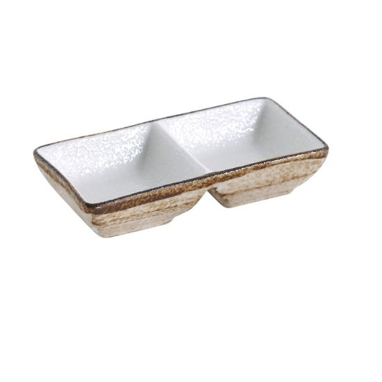 Picture of RO-4031 Rockeye Double Divided Sauce Dish