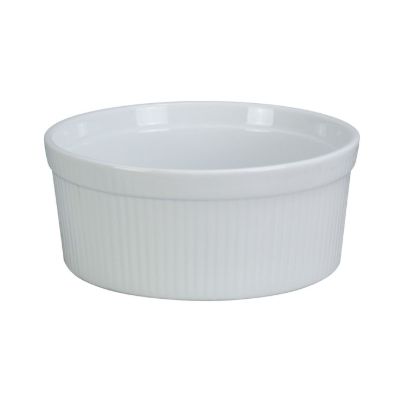 Picture of SF-164 Accessories 8″ X 2 3/4″H Souffle Bowl Fluted 64 oz