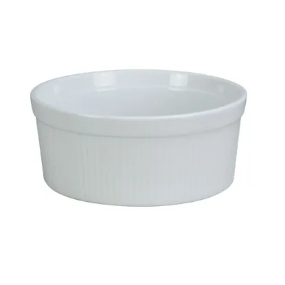Picture of SF-164 Accessories 8″ X 2 3/4″H Souffle Bowl Fluted 64 oz