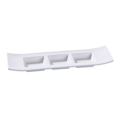 Picture of VE-012 Venice 11 1/2″ X 3 1/2″ Triple Divided Dish 1.5 oz Each