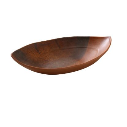 Picture of WD-710 Wooden Tray 10″ X 5 1/2″ X 2″ Oval Deept Plate 18 oz
