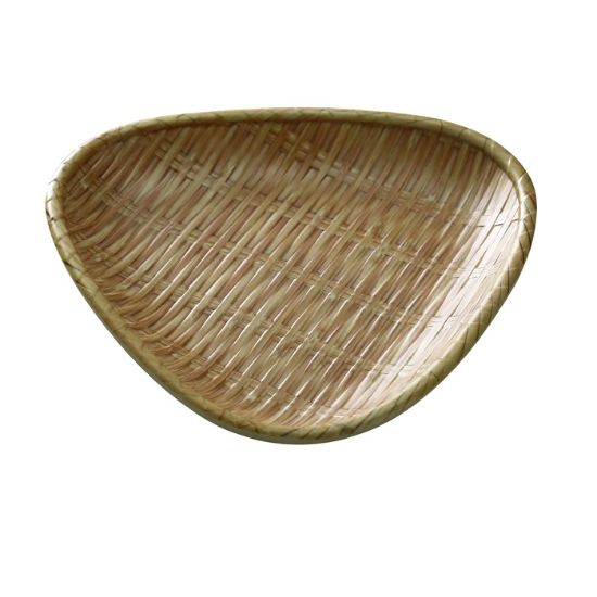 Picture of WD-811 Wooden Tray 10 1/2″ X 1 1/8″ Triangle Deep Plate