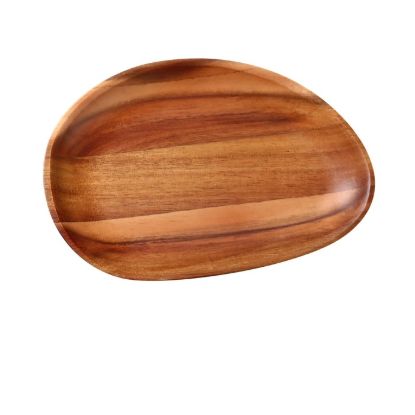 Picture of WS-408 Bamboo & Wood 8 1/4″ X 5 3/4″ X 3/4″ Oval Acacia Tray