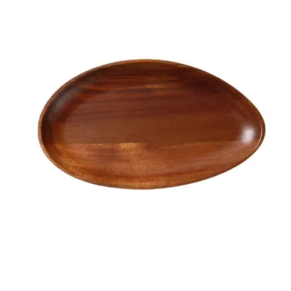 Picture of WS-412 Bamboo & Wood 12″ X 7″ X 1″ Oval Acacia Tray