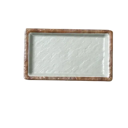 Picture of YO-3006 Yoto 6 1/2″ X 3 3/4″ X 3/4″ Deep Rectangular Sushi Plate