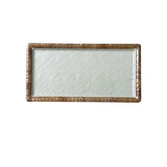 Picture of YO-3011 Yoto 11″ X 5 1/2″ X 3/4″ Deep Rectangular Sushi Plate