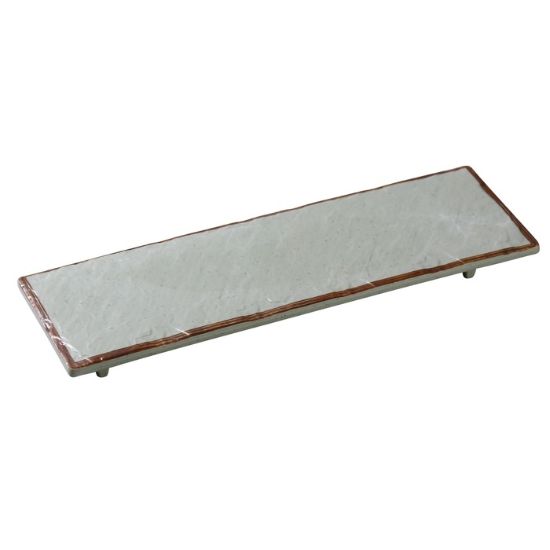 Picture of YO-4012 Yoto 12″ X 4″ X 3/4″ Rectangular Display Plate With Foot