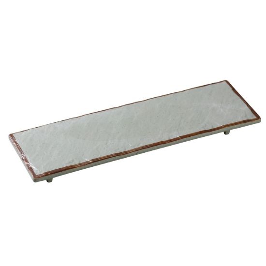 Picture of YO-4012 Yoto 12″ X 4″ X 3/4″ Rectangular Display Plate With Foot