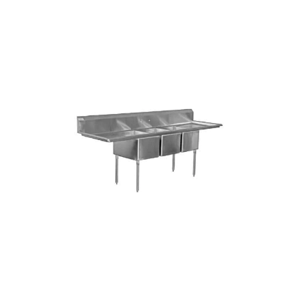 Picture of Serv-Ware, 3CWPH18242-24, Sink, (3) Three Compartment
