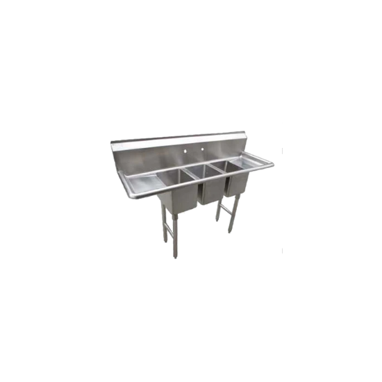 Picture of Serv-Ware, CS3CWP1614212, Sink, (3) Three Compartment