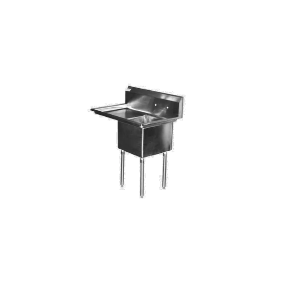 Picture of Serv-Ware, D1CWP1818L-18, Sink, (1) One Compartment