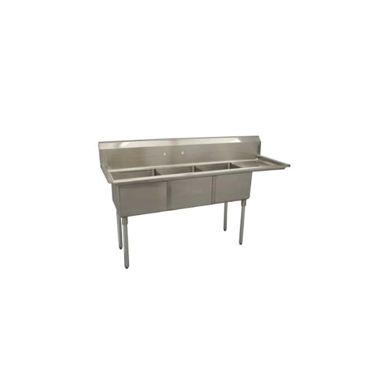 Picture of Serv-Ware, D3CWP1620R-18, Sink, (3) Three Compartment