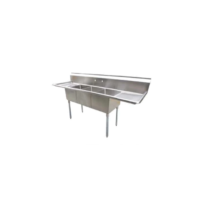 Picture of Serv-Ware, D3CWP18182-18, Sink, (3) Three Compartment (D3CWP1818-V)