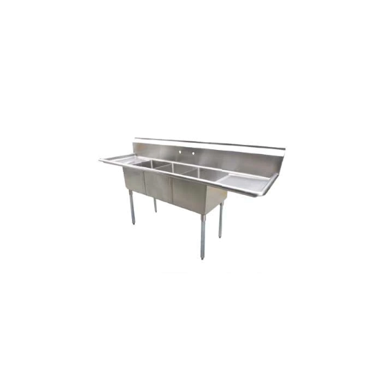 Picture of Serv-Ware, D3CWP18182-18, Sink, (3) Three Compartment (D3CWP18182-18-V)
