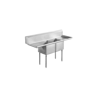 Picture of Serv-Ware, E2CWP18182-18, Sink, (2) Two Compartment