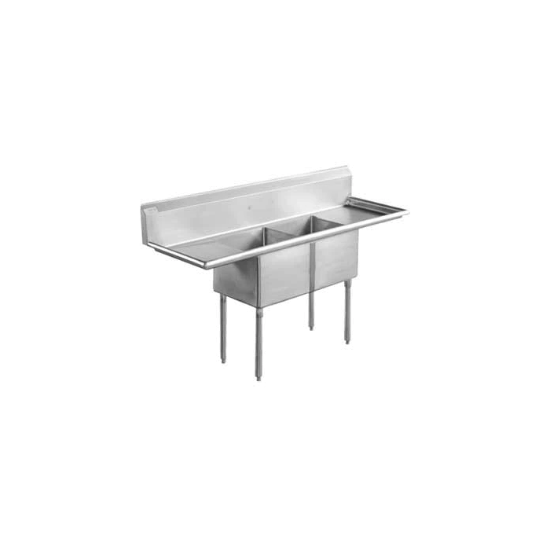 Picture of Serv-Ware, E2CWP18182-18, Sink, (2) Two Compartment