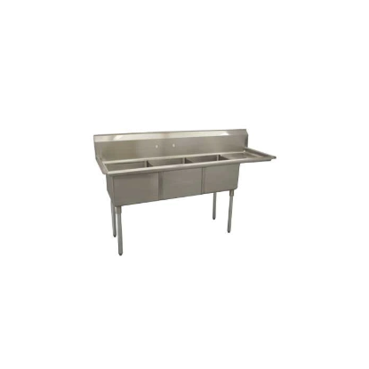 Picture of Serv-Ware, E3CWP1824R-24, Sink, (3) Three Compartment