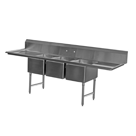 Picture of Serv-Ware, E3CWP15152-15, Sink, (3) Three Compartment