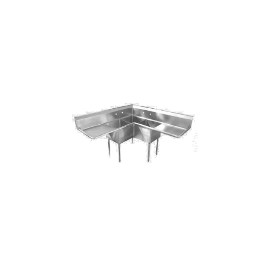 Picture of Serv-Ware, E3CWP18182-18-C, Sink, Corner, Compartment