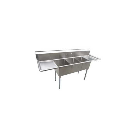 Picture of Serv-Ware, E3CWP18242-24, Sink, (3) Three Compartment