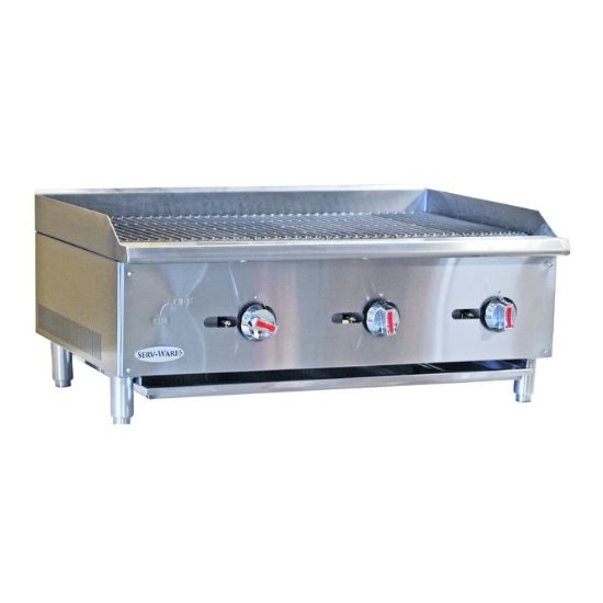 Picture of Serv-Ware, SCBS-36, Charbroiler, Gas, Countertop