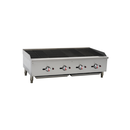 Picture of Serv-Ware SCBS-48-LP Griddle and Charbroiler Gas Floor Model | Usa Equipment Direct